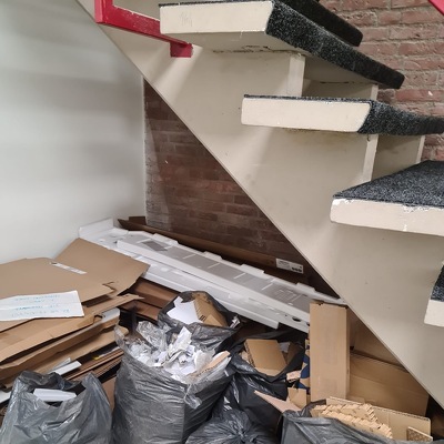 Ophalen karton verhuizing