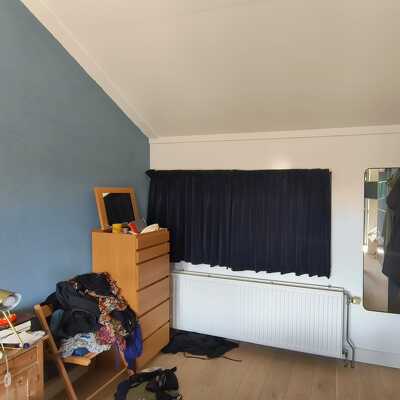 Stucwerk slaapkamer 24 m2