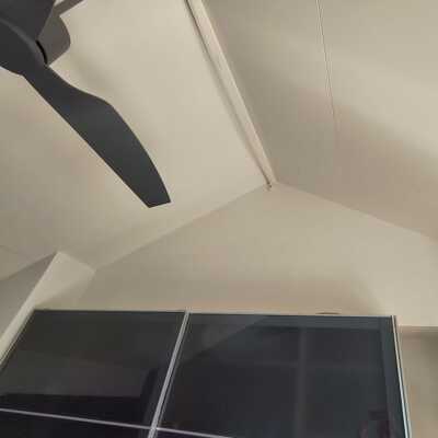 Stucwerk slaapkamer 24 m2