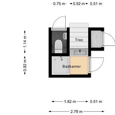 1 Badkamer renoveren/uitbouwen, 1 badkamer bijbouwen