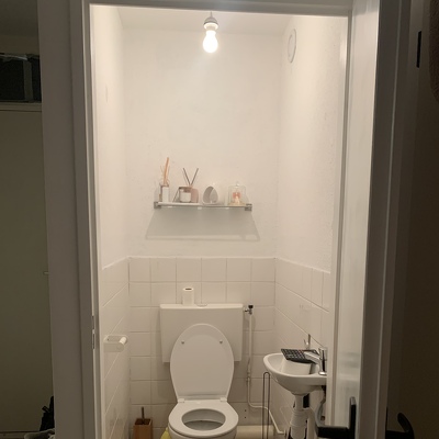 Toilet tegelen 