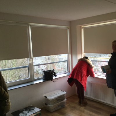 Appartement geheel met vliesbehang afwerken 