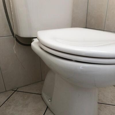 Nieuwe duo toiletpot plaatsen met AO 