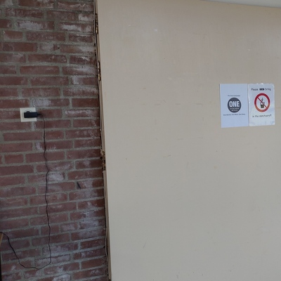 repair inside doors which are loose and need to be secured