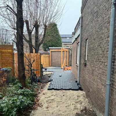 Tuinhuis afmaken van hout