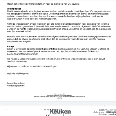 de keuken wordt in week 55 geplaatst. Ik zoek vakmannen voor leidingwerk, electriciteit en stucen van de keuken en woonkamer.  